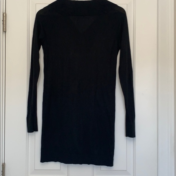 Black Elie Tahari tunic style sweater - Picture 2 of 6